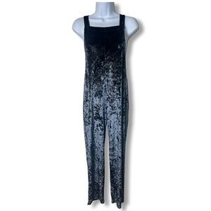 Urban Outfitters - Women’s Crushed‎ Velvet Overalls Jumpsuit Blue Boho – Sz. S